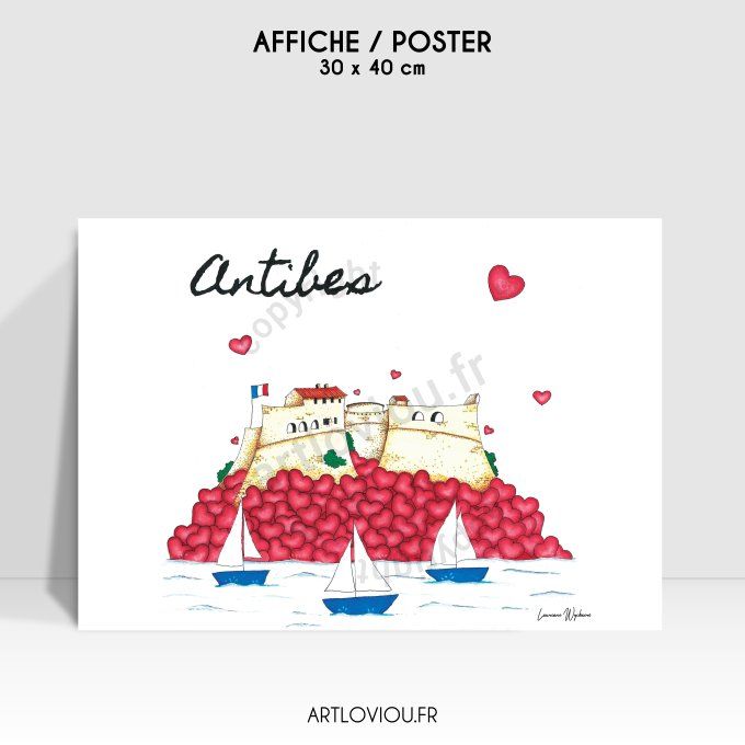 Affiche Antiboise - Fort-Carré