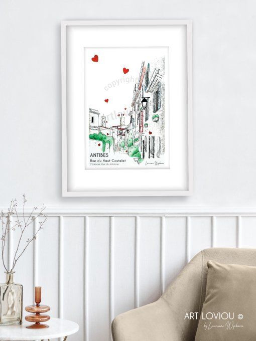 Affiche Antiboise - Haut Castelet