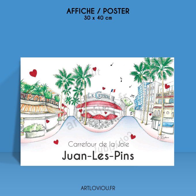 Affiche Juan-les-Pins