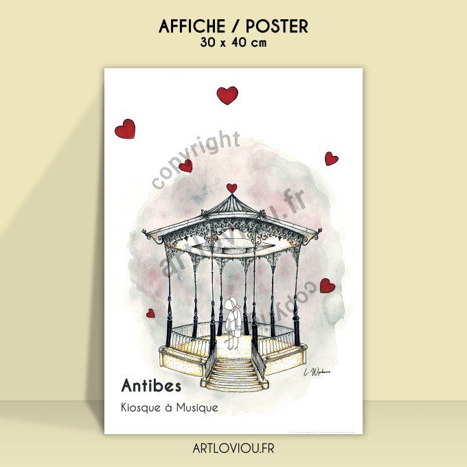 Affiche Antiboise - Le Kiosque