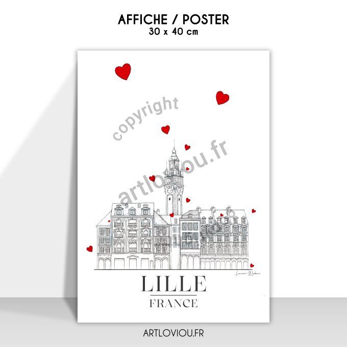 Affiche de Lille France