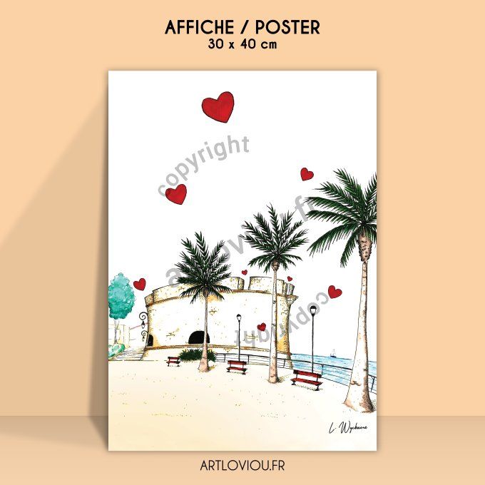 Affiche Antiboise - Bastion St-André