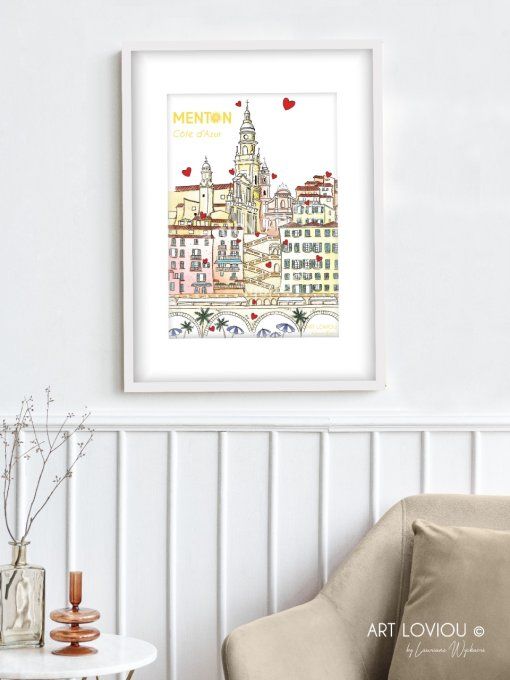 Affiche Menton - Côte d'Azur 06 