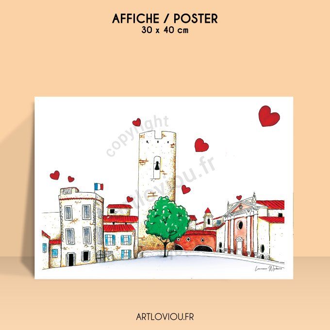 Affiche Antiboise - Tour Grimaldi
